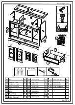 Предварительный просмотр 2 страницы Seconique Corona 4 Door 1 Drawer Sideboard Assembly Instructions Manual