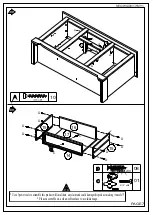 Предварительный просмотр 7 страницы Seconique Corona 4 Door 1 Drawer Sideboard Assembly Instructions Manual