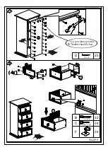 Предварительный просмотр 5 страницы Seconique CORONA 4 DRAWER CD CHEST Assembly Instructions Manual