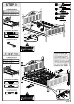 Preview for 8 page of Seconique CORONA 4'6" LOW END BED Assembly Instructions Manual