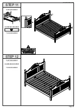 Preview for 9 page of Seconique CORONA 4'6" LOW END BED Assembly Instructions Manual