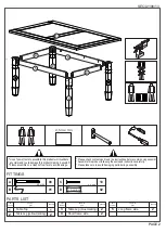 Предварительный просмотр 2 страницы Seconique Corona 5 Feet Table Assembly Instructions