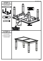 Предварительный просмотр 6 страницы Seconique CORONA 5' TABLE Assembly Instructions Manual