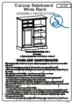 Seconique Corona 52209 Assembly Instructions Manual preview