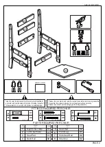 Предварительный просмотр 5 страницы Seconique Corona Budget Table 400-401-152 Assembly Instructions Manual