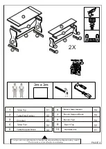 Предварительный просмотр 2 страницы Seconique Corona Dinette Set Assembly Instructions