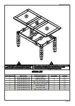 Preview for 2 page of Seconique CORONA EXTENDING DINING TABLE Assembly Instructions Manual