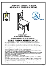 Preview for 8 page of Seconique CORONA EXTENDING DINING TABLE Assembly Instructions Manual