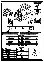 Preview for 2 page of Seconique Corona Petite Bedside Assembly Instructions