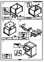 Preview for 4 page of Seconique Corona Petite Bedside Assembly Instructions