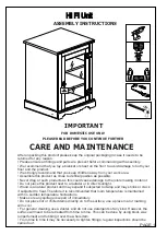 Seconique Corona SECWG1116MY1 Assembly Instructions Manual предпросмотр