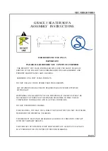 Seconique Grace 3 Seater Sofa Assembly Instructions предпросмотр