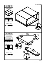 Предварительный просмотр 7 страницы Seconique LIGHT OAK EFFECT VENEER LISBON 3 DRAWER CHEST Assembly Instructions Manual