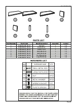 Предварительный просмотр 2 страницы Seconique LIGHT SONOMA OAK EFFECT CHARISMA Aassembly Instructions