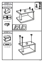 Предварительный просмотр 4 страницы Seconique LIGHT SONOMA OAK EFFECT CHARISMA Aassembly Instructions