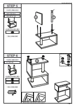 Предварительный просмотр 5 страницы Seconique LIGHT SONOMA OAK EFFECT CHARISMA Aassembly Instructions