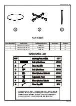 Предварительный просмотр 2 страницы Seconique LINDON DINING TABLE Assembly Instructions Manual