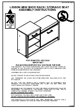 Preview for 1 page of Seconique LISBON 100-120-018 Assembly Instructions Manual