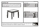 Предварительный просмотр 2 страницы Seconique LOGAN DINING TABLE Assembly Instructions Manual