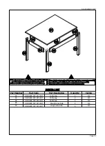 Предварительный просмотр 2 страницы Seconique LUDLOW 1+4 DINING TABLE Assembly Instructions Manual