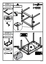 Предварительный просмотр 5 страницы Seconique LUDLOW 1+4 DINING TABLE Assembly Instructions Manual