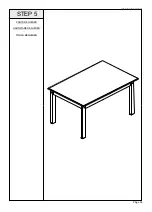 Предварительный просмотр 6 страницы Seconique LUDLOW 1+4 DINING TABLE Assembly Instructions Manual