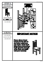 Предварительный просмотр 12 страницы Seconique LUDLOW 1+4 DINING TABLE Assembly Instructions Manual