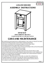 Preview for 18 page of Seconique Ludlow 51119 Assembly Instructions Manual