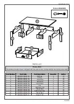 Предварительный просмотр 2 страницы Seconique LUDLOW COFFEE TABLE Assembly Instructions Manual