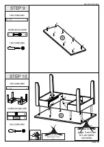 Предварительный просмотр 8 страницы Seconique LUDLOW COFFEE TABLE Assembly Instructions Manual