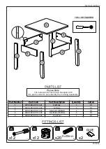 Предварительный просмотр 2 страницы Seconique LUDLOW LAMP TABLE WHITE GLOSS Assembly Instructions