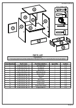 Предварительный просмотр 2 страницы Seconique MADRID BEDSIDE Assembly Instructions Manual