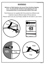 Предварительный просмотр 14 страницы Seconique MADRID BOOKCASE Assembly Instructions Manual