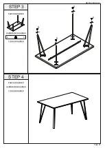 Предварительный просмотр 4 страницы Seconique MARLOW DINING TABLE Assembly Instructions Manual