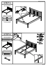 Предварительный просмотр 6 страницы Seconique MAYA BED Assembly Instructions Manual