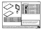 Предварительный просмотр 3 страницы Seconique Milan Dining Table 400-401-134 Assembly Instructions Manual