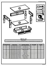 Предварительный просмотр 2 страницы Seconique MONTREAL COFFEE TABLE Assembly Instructions Manual