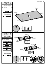 Предварительный просмотр 4 страницы Seconique MONTREAL COFFEE TABLE Assembly Instructions Manual