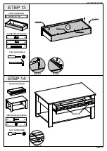 Предварительный просмотр 10 страницы Seconique MONTREAL COFFEE TABLE Assembly Instructions Manual