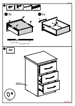 Предварительный просмотр 7 страницы Seconique NEVADA 3 DRAWER BEDSIDE 100-103-059 Assembly Instructions Manual