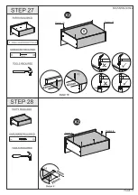 Предварительный просмотр 17 страницы Seconique NEVADA 5 DRAWER LOW WARDROBE Assembly Instructions Manual