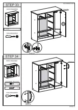 Предварительный просмотр 20 страницы Seconique NEVADA 5 DRAWER LOW WARDROBE Assembly Instructions Manual