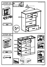 Предварительный просмотр 21 страницы Seconique NEVADA 5 DRAWER LOW WARDROBE Assembly Instructions Manual