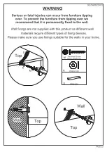 Предварительный просмотр 22 страницы Seconique NEVADA 5 DRAWER LOW WARDROBE Assembly Instructions Manual