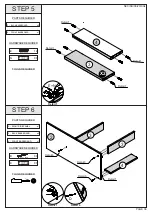 Preview for 6 page of Seconique NEVADA 5 DRAWER NARROW CHEST GREY GLOSS LOEV Assembly Instructions Manual