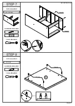 Preview for 7 page of Seconique NEVADA 5 DRAWER NARROW CHEST GREY GLOSS LOEV Assembly Instructions Manual