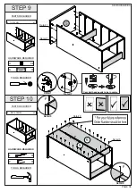 Preview for 8 page of Seconique NEVADA 5 DRAWER NARROW CHEST GREY GLOSS LOEV Assembly Instructions Manual