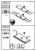 Preview for 9 page of Seconique NEVADA 5 DRAWER NARROW CHEST GREY GLOSS LOEV Assembly Instructions Manual