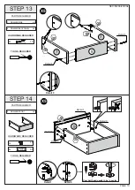 Preview for 10 page of Seconique NEVADA 5 DRAWER NARROW CHEST GREY GLOSS LOEV Assembly Instructions Manual