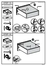 Preview for 11 page of Seconique NEVADA 5 DRAWER NARROW CHEST GREY GLOSS LOEV Assembly Instructions Manual